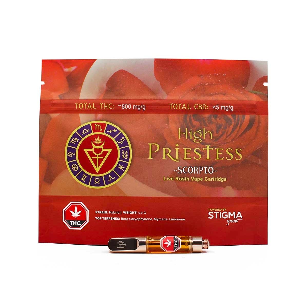 High Priestess Scorpio Rosin Cartridge Herbal Dispatch High Priestess Scorpio Rosin Cartridge Herbal Dispatch