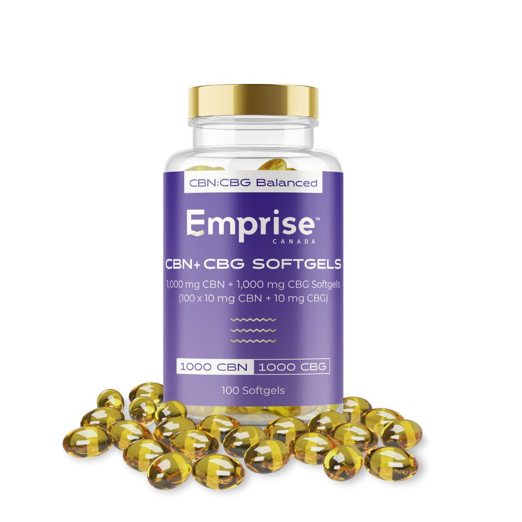1000 mg CBN + 1000 mg CBG Softgels