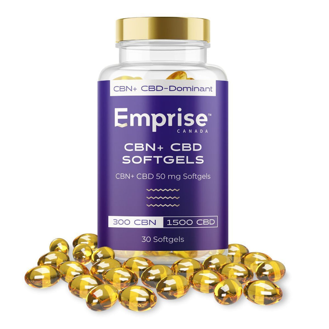 10MG CBN+ 50 MG CBD Softgels – Herbal Dispatch
