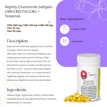 Load image into Gallery viewer, Nightly Chamomile Softgels
