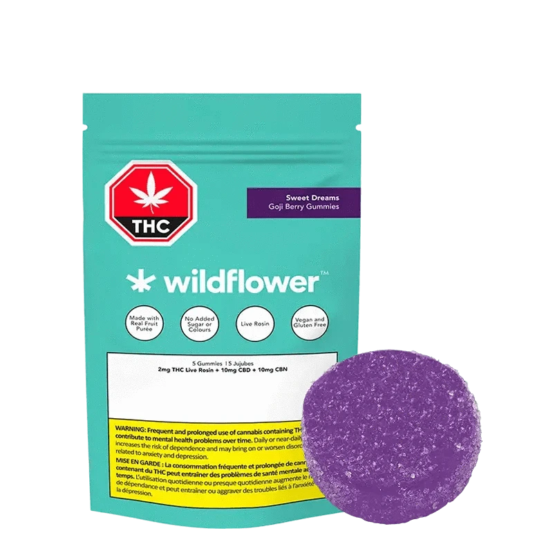Sweet Dreams Goji Berry CBD+CBN+THC Gummies