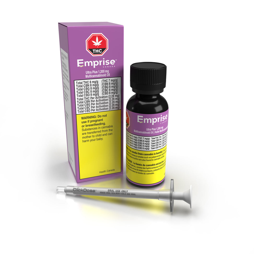 Ultra Plus 1,200 mg Multicannabinoid Oil