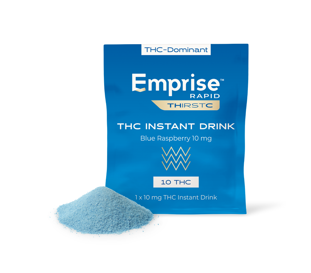 Blue Raspberry 10mg THC Instant Drink