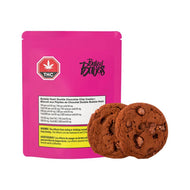 Bubble Hash Double Chocolate Chip Cookies