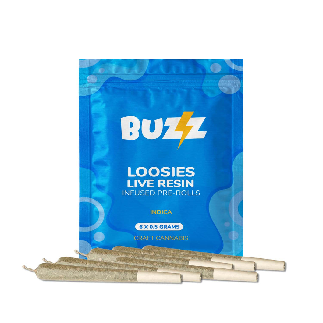 Loosies Live Resin Infused Indica Prerolls