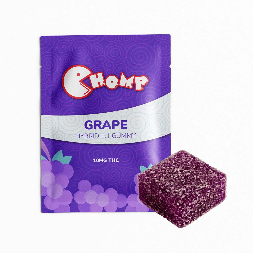 Grape Hybrid 1:1 Gummy – Herbal Dispatch