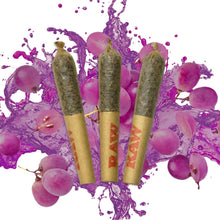 Load image into Gallery viewer, Dab Bods Grape Ape Resin Infused Pre-Rolls
