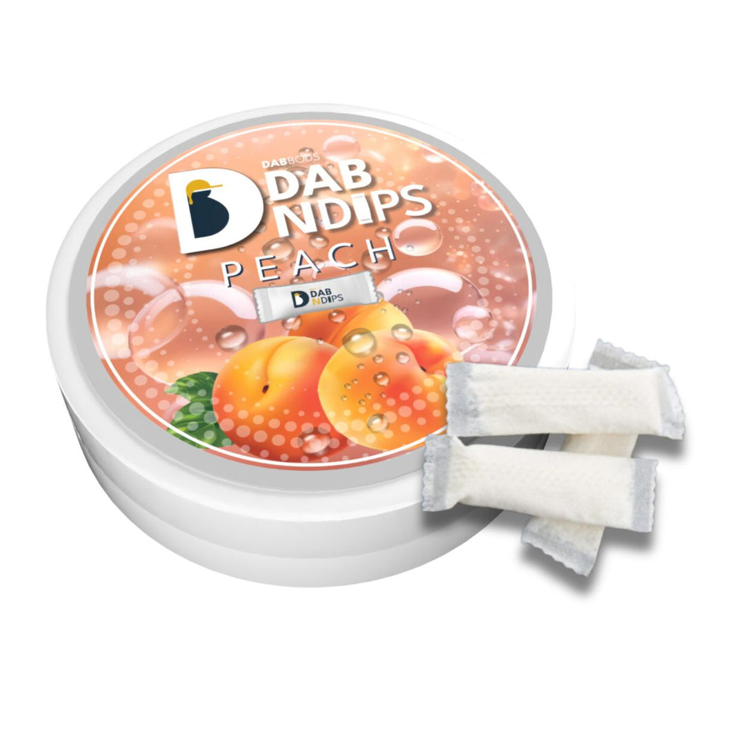 Dab N Dips Peach THC Pouches