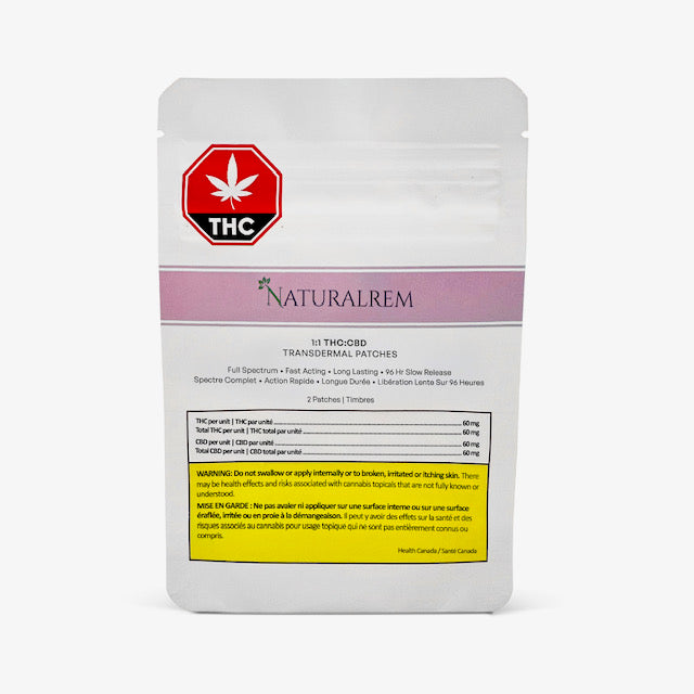 THC:CBD Transdermal Patch