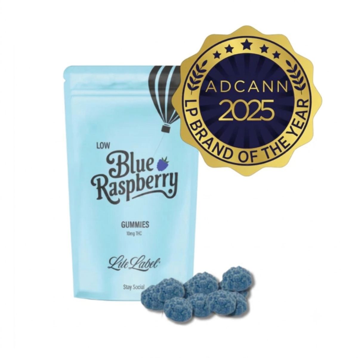 Blue Raspberry Weed Gummies Sour Blue Raspberry Gummies – Herbal Dispatch