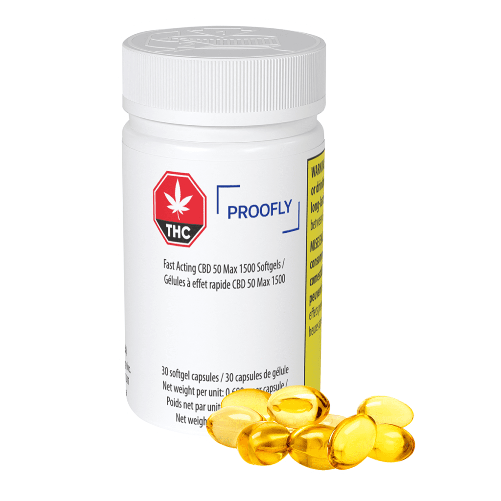 Fast Acting CBD 50 Max 1500 Softgels