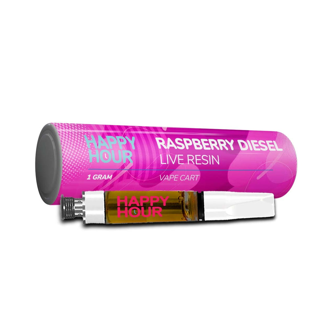 Raspberry Diesel Live Resin Vape Cart