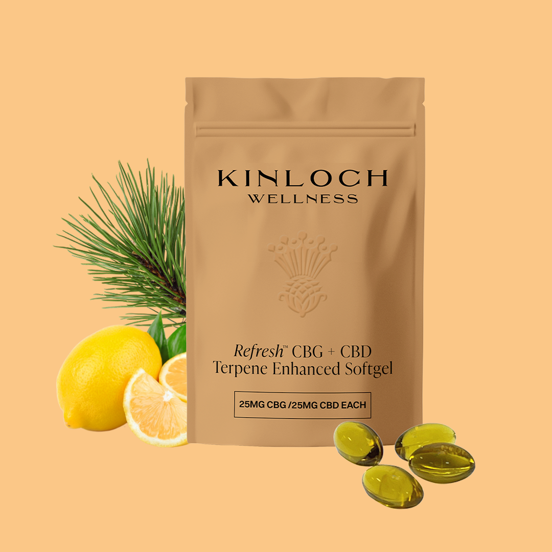 Refresh™ CBG + CBD Terpene Enhanced Softgels – Herbal Dispatch