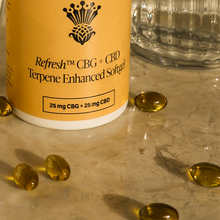Load image into Gallery viewer, Refresh™ CBG + CBD Terpene Enhanced Softgels
