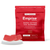 Sour Pomegranate 10 mg THC Sativa Gummies