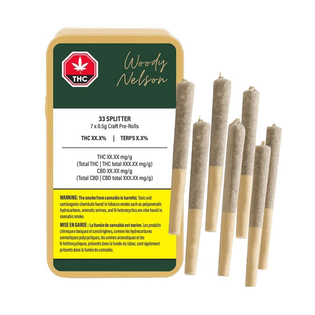 33 Splitter Craft Pre-Rolls