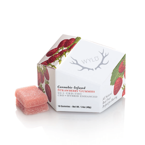 Strawberry 20:1 CBD:THC Gummies