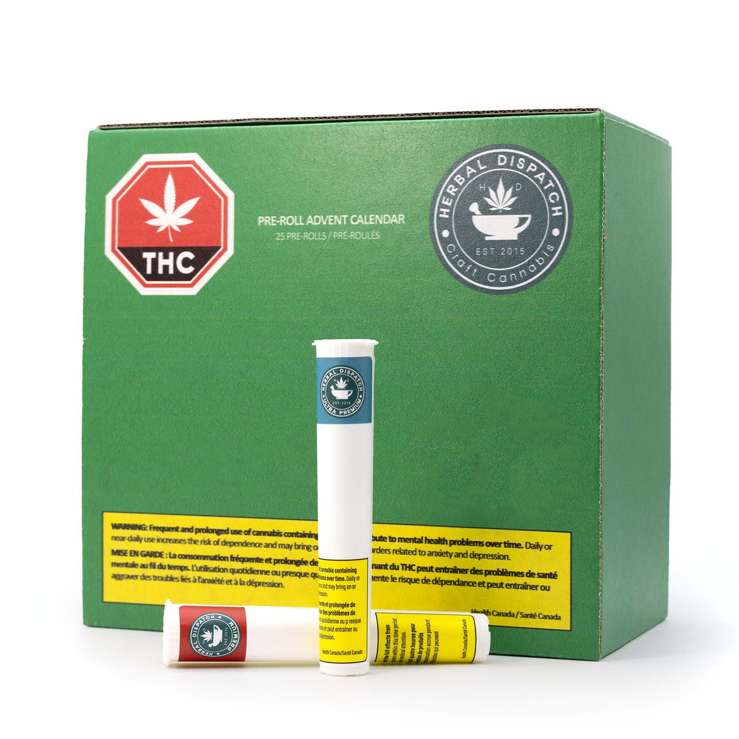 Pre-Roll Advent Calendar – Herbal Dispatch Pre-Roll Advent Calendar – Herbal Dispatch